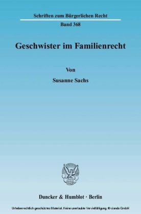 Geschwister im Familienrecht.