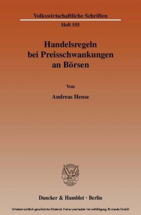 Handelsregeln bei Preisschwankungen an Börsen.