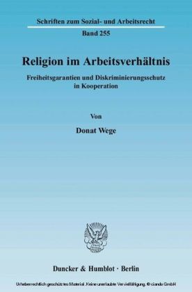 Religion im Arbeitsverhältnis.