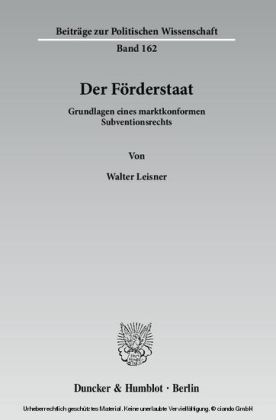 Der Förderstaat.