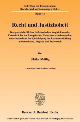 Recht und Justizhoheit.