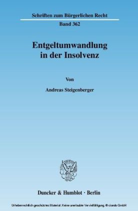 Entgeltumwandlung in der Insolvenz.