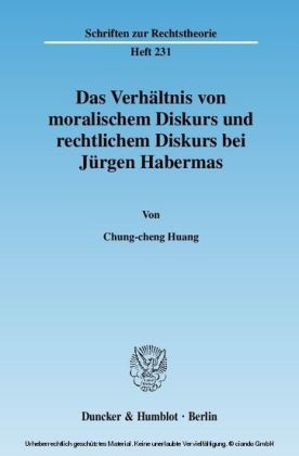 Das Verhältnis von moralischem Diskurs und rechtlichem Diskurs bei Jürgen Habermas.