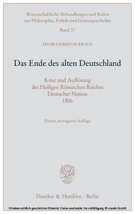 Das Ende des alten Deutschland.