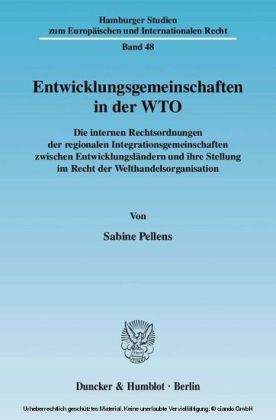 Entwicklungsgemeinschaften in der WTO.