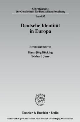 Deutsche Identität in Europa. main product photo