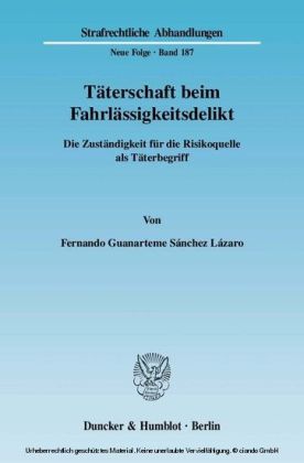 Täterschaft beim Fahrlässigkeitsdelikt.