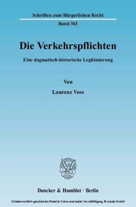 Die Verkehrspflichten.