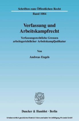 Verfassung und Arbeitskampfrecht.
