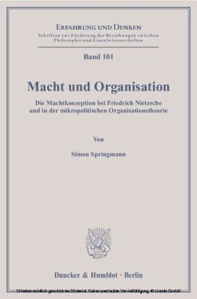 Macht und Organisation.