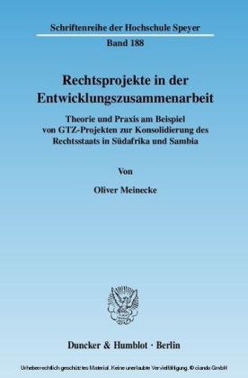 Rechtsprojekte in der Entwicklungszusammenarbeit.