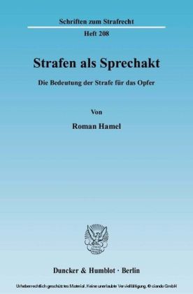 Strafen als Sprechakt.