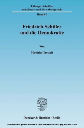 Friedrich Schiller und die Demokratie.