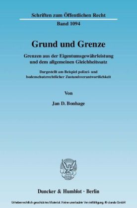 Grund und Grenze.