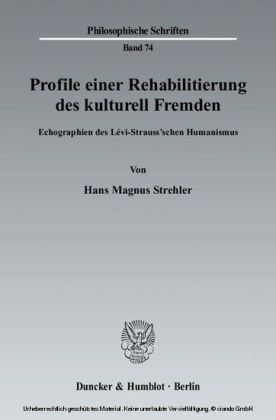 Profile einer Rehabilitierung des kulturell Fremden.
