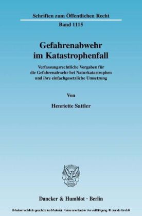 Gefahrenabwehr im Katastrophenfall.