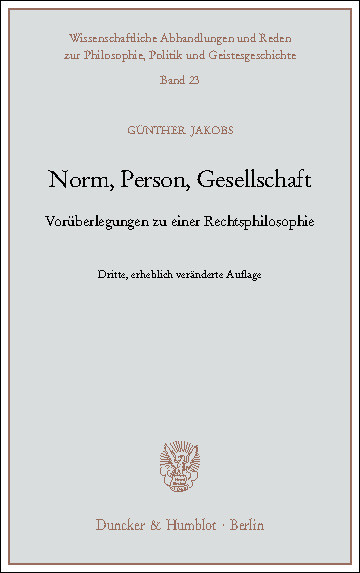 Norm, Person, Gesellschaft. main product photo