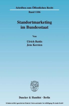 Standortmarketing im Bundesstaat.