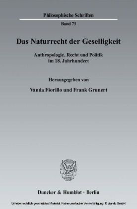 Das Naturrecht der Geselligkeit.
