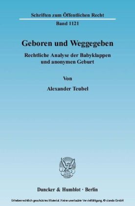Geboren und Weggegeben.
