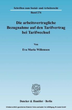 Die arbeitsvertragliche Bezugnahme auf den Tarifvertrag bei Tarifwechsel.