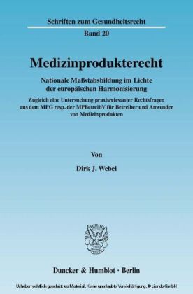Medizinprodukterecht.