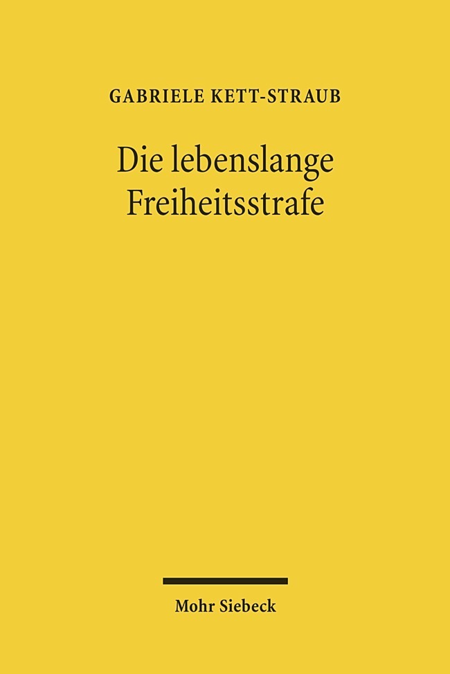 Die lebenslange Freiheitsstrafe main product photo