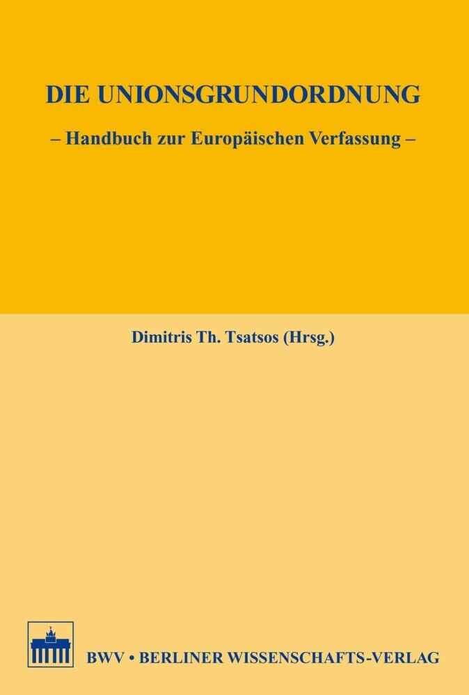 Die Unionsgrundordnung main product photo