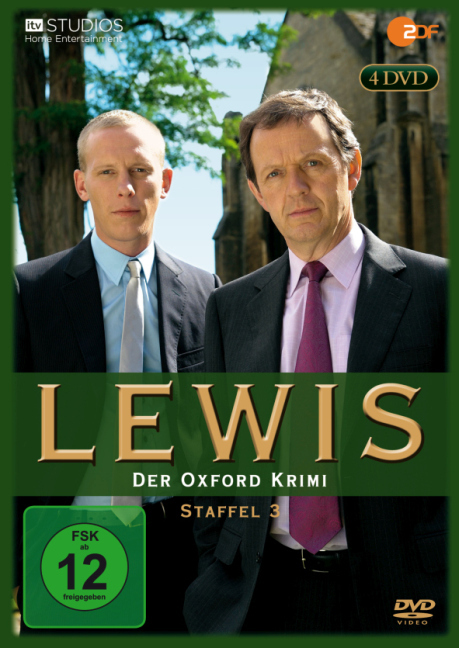 Lewis - Der Oxford Krimi. Staffel.3, 4 DVDs main product photo