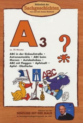 Bibliothek der Sachgeschichten - A3, Astronautenklo, Autobahnbau, ABC, Apfelsaft, 1 DVD