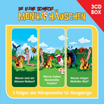 Die kleine Schnecke Monika Häuschen, Hörspielbox, 3 Audio-CDs