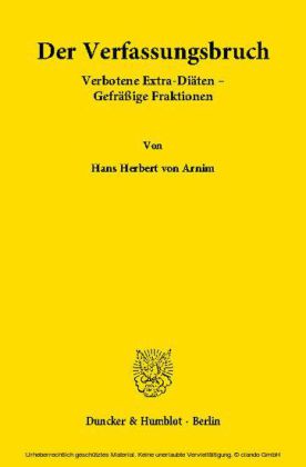 Der Verfassungsbruch.