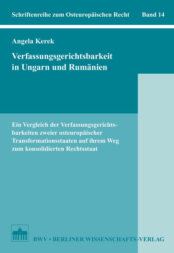 Verfassungsgerichtsbarkeit in Ungarn und Rumänien main product photo
