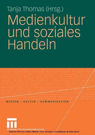 Medienkultur und soziales Handeln main product photo