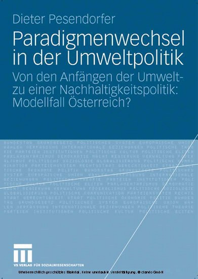 Paradigmenwechsel in der Umweltpolitik main product photo