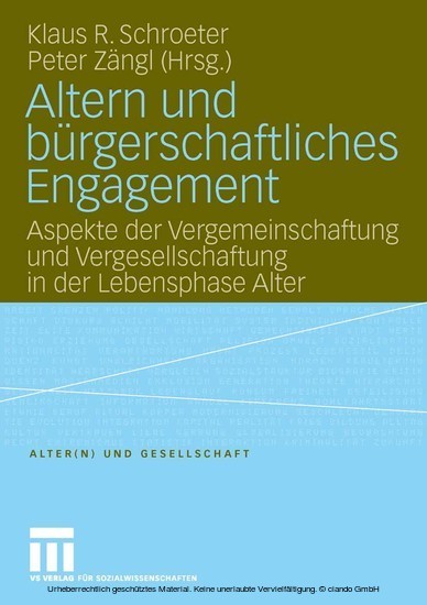 Altern und bürgerschaftliches Engagement main product photo