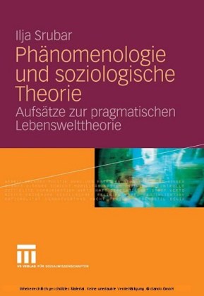 Phänomenologie und soziologische Theorie