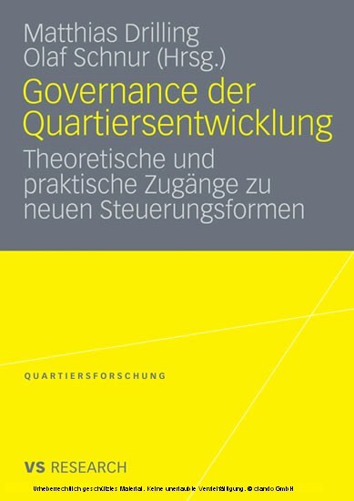 Governance der Quartiersentwicklung main product photo
