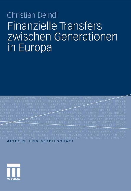 Finanzielle Transfers zwischen Generationen in Europa main product photo