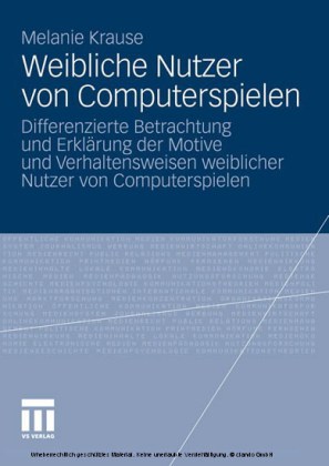 Weibliche Nutzer von Computerspielen
