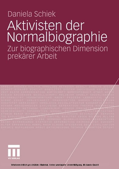 Aktivisten der Normalbiographie main product photo