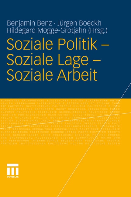 Soziale Politik - Soziale Lage - Soziale Arbeit main product photo