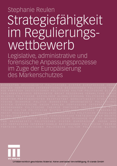 Strategiefähigkeit im Regulierungswettbewerb main product photo