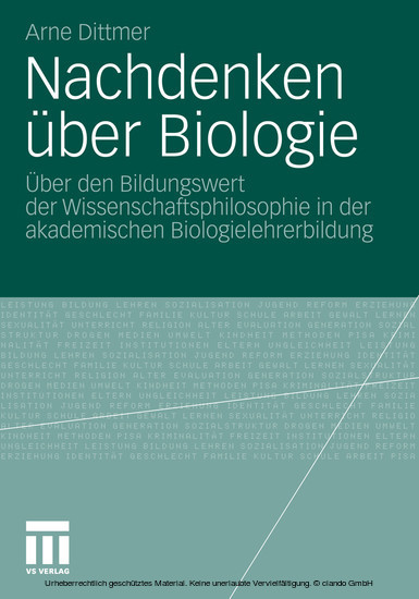 Nachdenken über Biologie main product photo