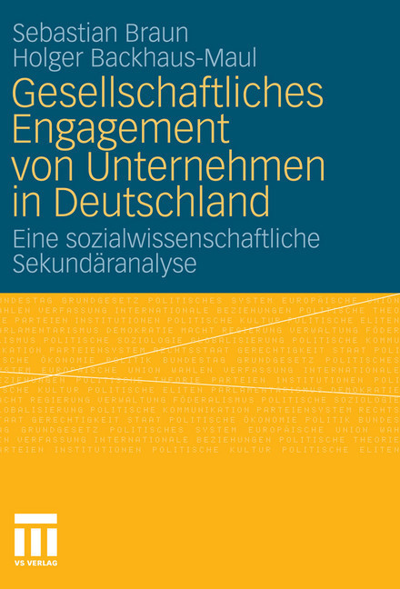 Gesellschaftliches Engagement von Unternehmen in Deutschland main product photo