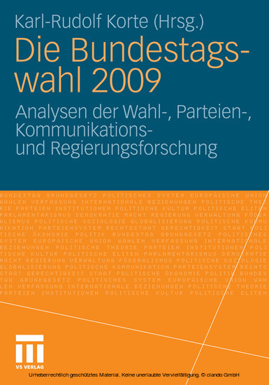 Die Bundestagswahl 2009 main product photo