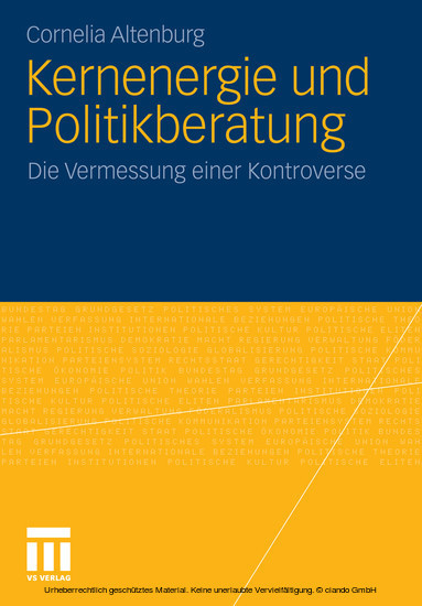 Kernenergie und Politikberatung main product photo