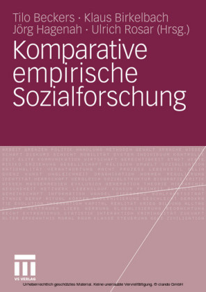 Komparative empirische Sozialforschung