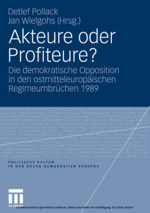Akteure oder Profiteure?