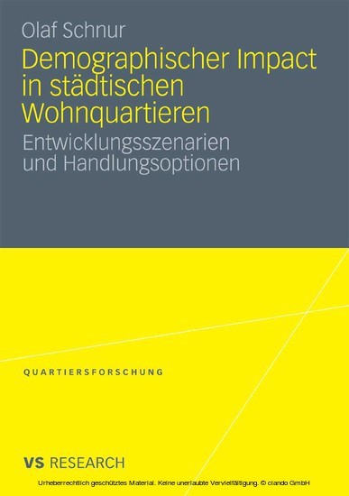 Demographischer Impact in städtischen Wohnquartieren main product photo